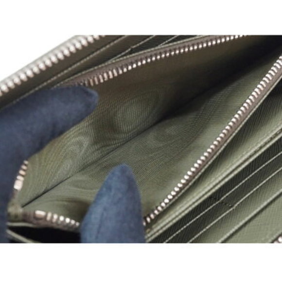 Prada khaki Zip Wallet - Picture 10 of 12